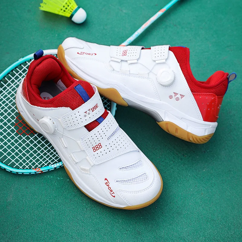 Professional Couple Non Slip Badminton Shoes Outdoor Men Tennis Shoes Lightweight Volleyball Footwear Athletic Training Sneakers