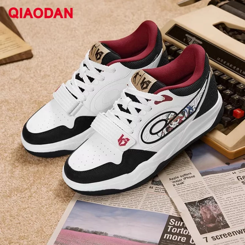 QIAODAN CQ 2.0 High-top Skateboarding Shoes 2026 Autumn Black Retro Thick-soled Heightening Casual Sneakers QXL053254536