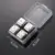 Dice 4pc Silver
