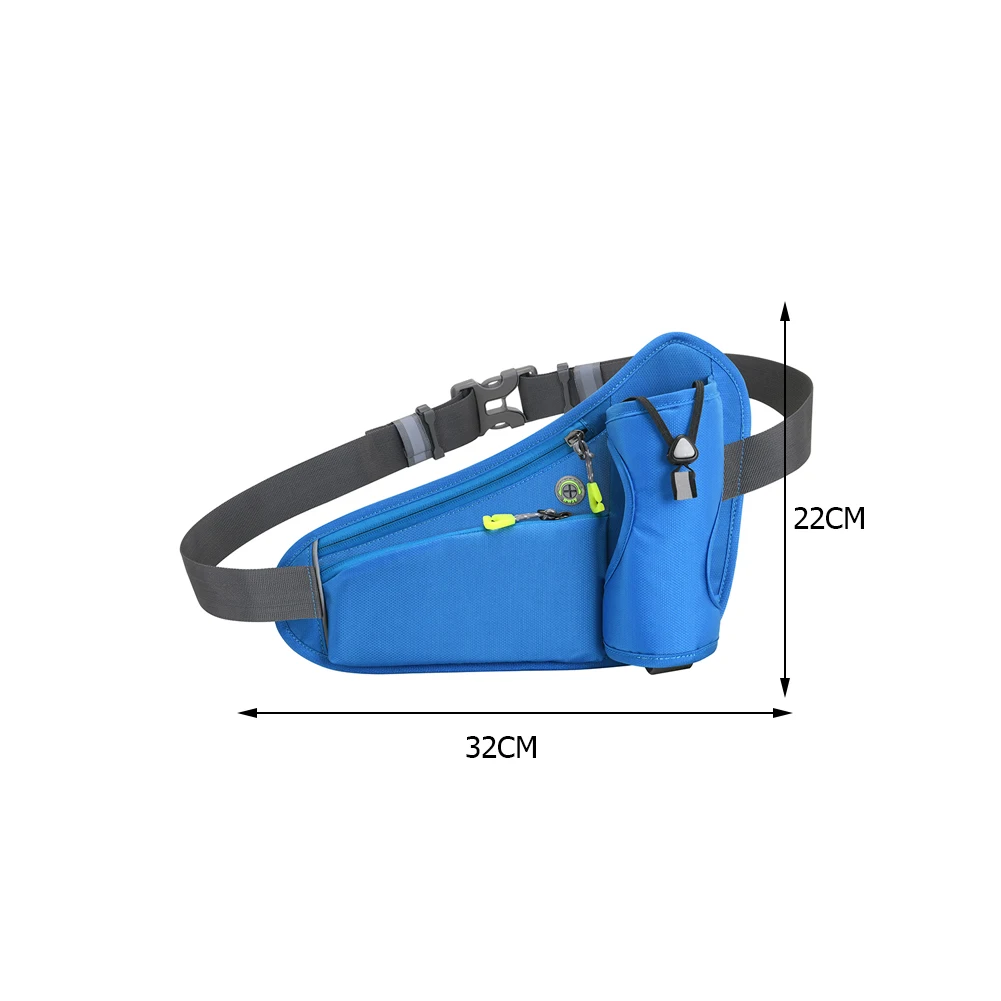 Running Waist Bags Water Bottle Holder Hydration Belt Bag Cell Phone Jogging Cycling Bag For Men Women Sports Fanny Pack Gym Run