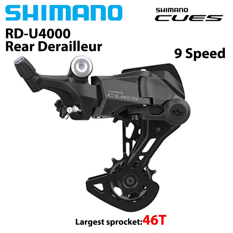 SHIMANO CUES U4000 9Speed SL-U4000-9R RAPIDFIRE PLUS Shifter Clamp Band RD-U4000 U3020 U4020 SHADOW RD Rear Derailleur 9S 9V