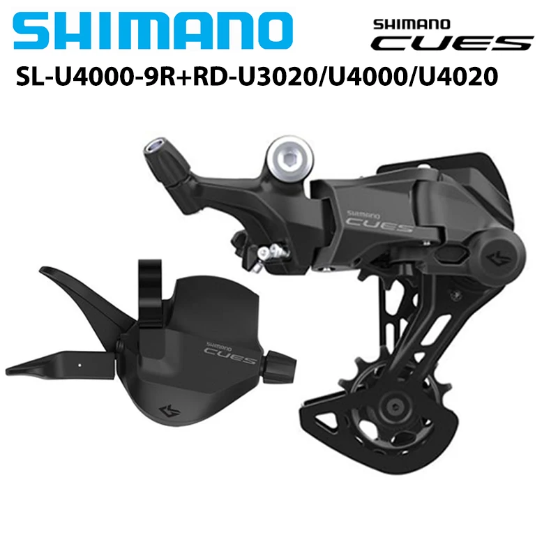 SHIMANO CUES U4000 9Speed SL-U4000-9R RAPIDFIRE PLUS Shifter Clamp Band RD-U4000 U3020 U4020 SHADOW RD Rear Derailleur 9S 9V