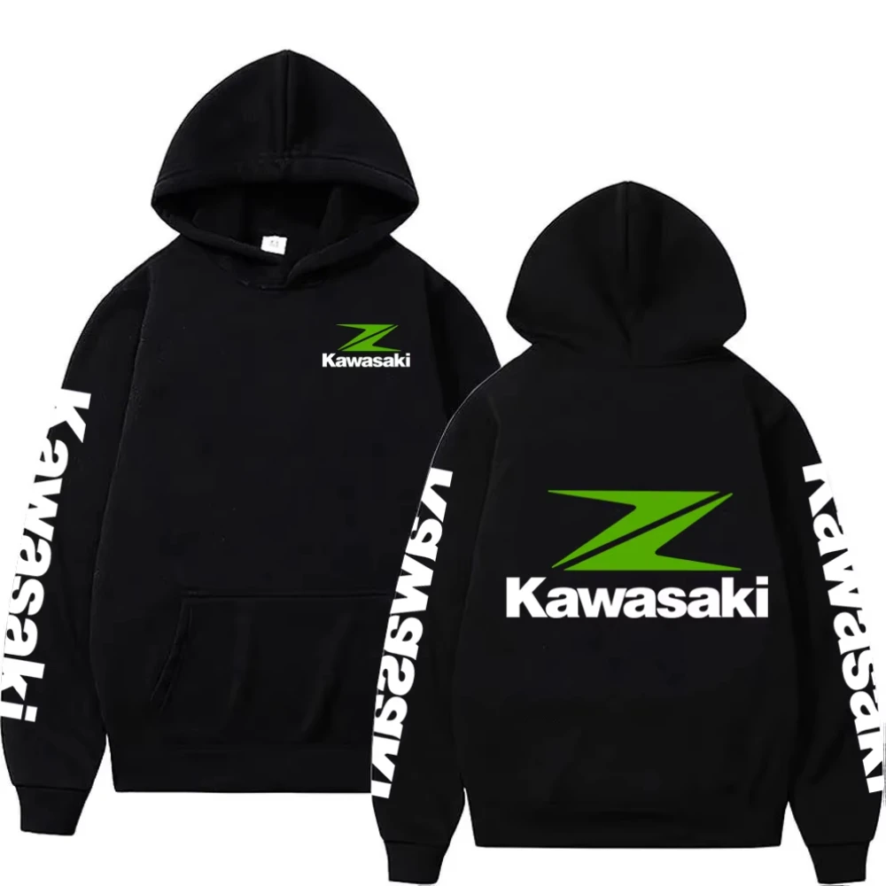 Spring and Autumn Kawasaki Z Men's New Hoodie Women Casual Fashion Pullover Couple Street Sports Coat 2025 High-quality Comfort