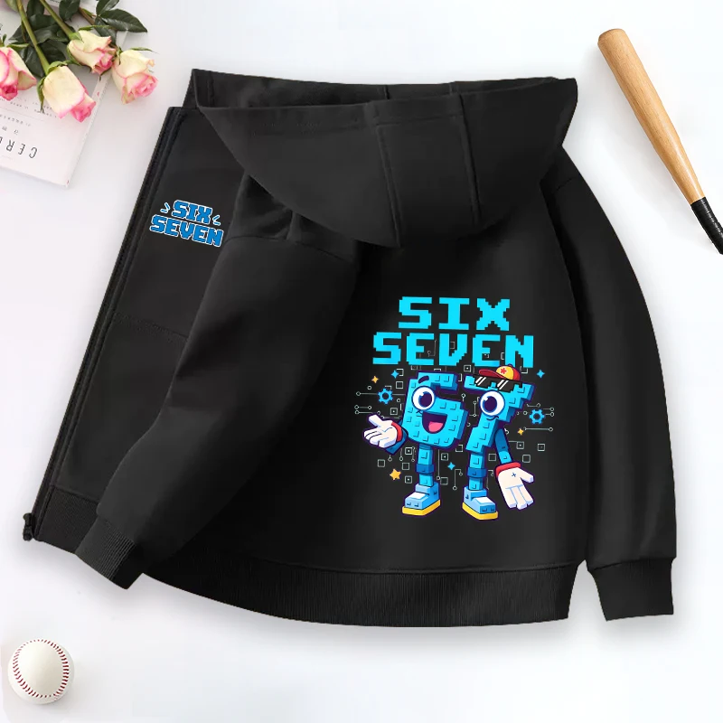 Steal A Brainrot Child Fashion Zipper Clothes Game Boy Girl Cute Anime Hoodie Tops Spring Autumn Leisure Sweatshirr Toddler Coat