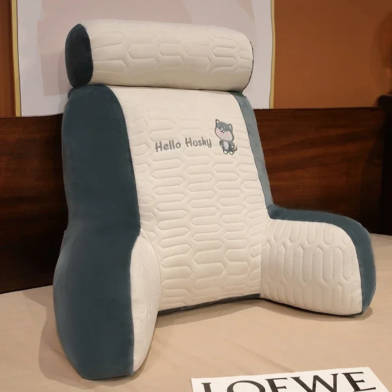 Summer Ice Shreds Pillow Panda Increase in Height Lumbar Support Detachable Washable Cushion Student Dormitories Bed Backrest