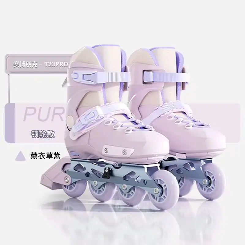 Swi Adult Professional Roller Skates Shoes for Children, Beginners, and A Full Set Of Inline Skating for Teenagers Aged 3 To 12
