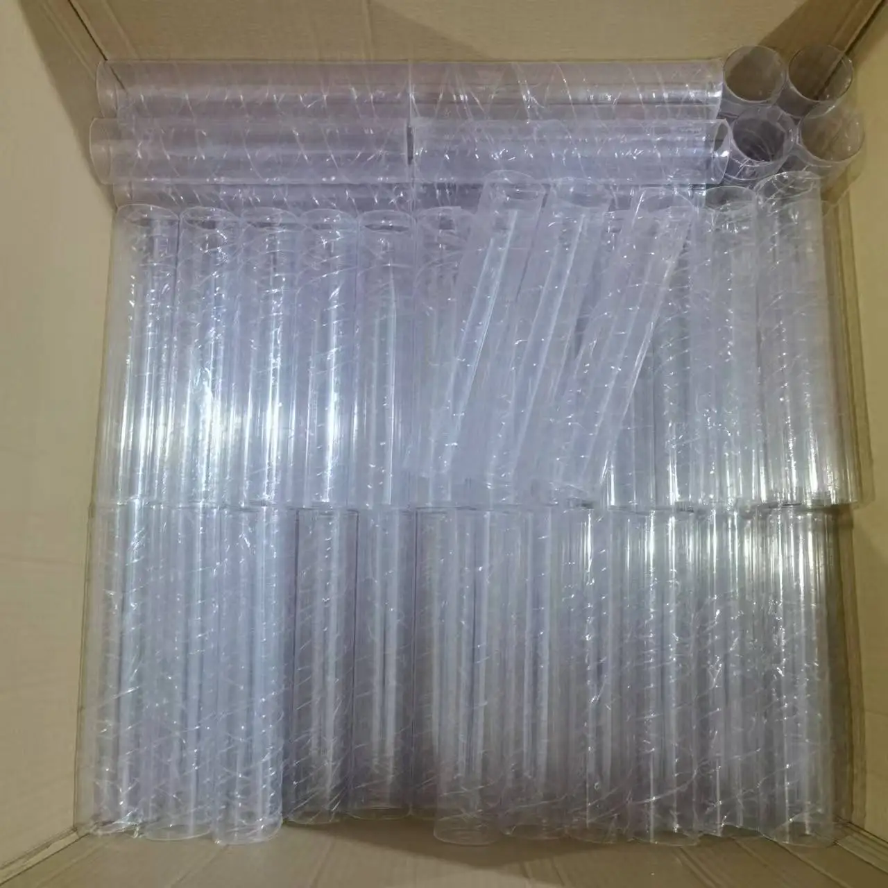 Taper Candle Hurricane Acrylic Cylinder Candle Holder for Taper Candles, Plastic Hurricane Taper Candle Holder Clear Tube