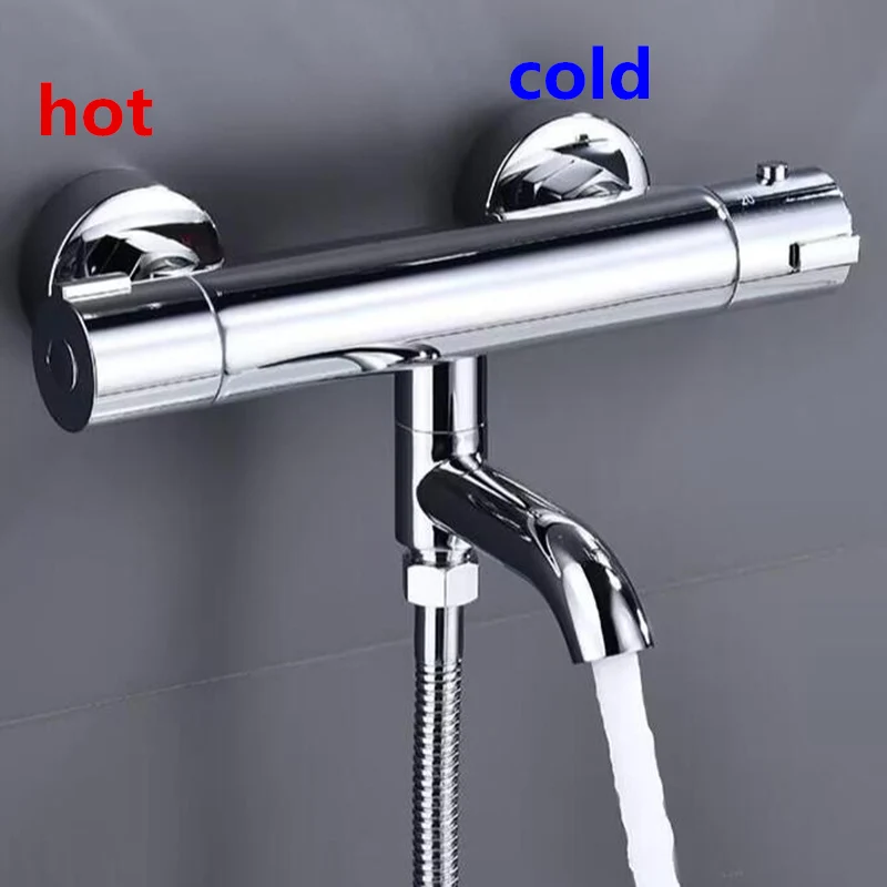 Thermostatic Shower Faucet Bathroom Thermostatic Mixer Tap Hot And Cold Bathroom Mixer Faucet Mixing Valve Bathtub Faucet YLC-22