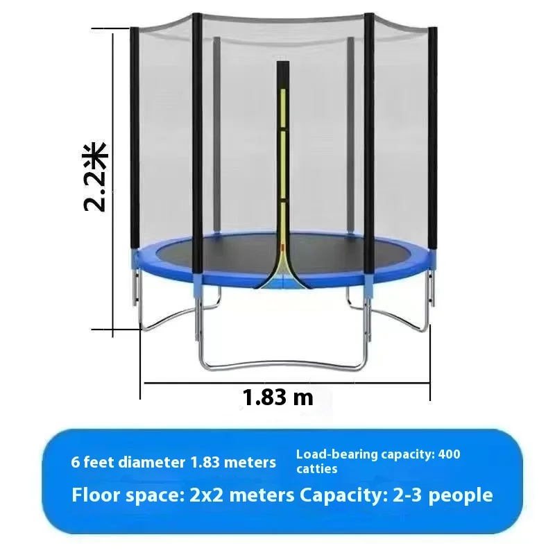 Trampoline Large Outdoor Commercial Trampoline Stall Square Children Trampoline Universal Trampoline