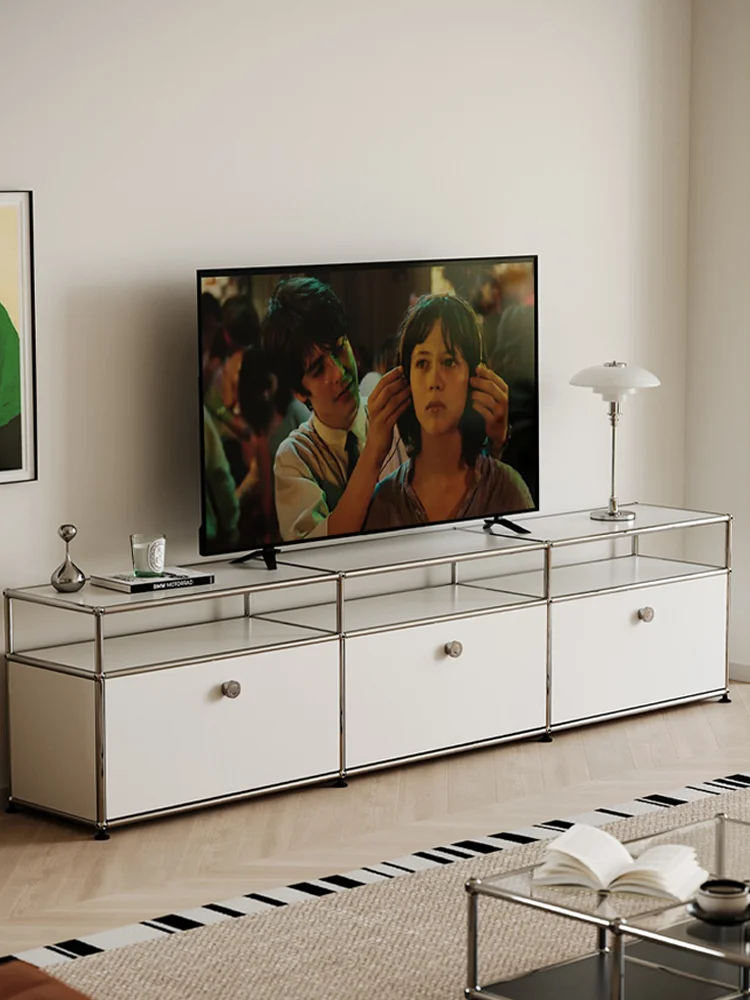 Tv Stand Storage Cabinets Corner Cabinet Metal Storage Display Cabinet Living Room Module Modular DIY FurnitureFurniture