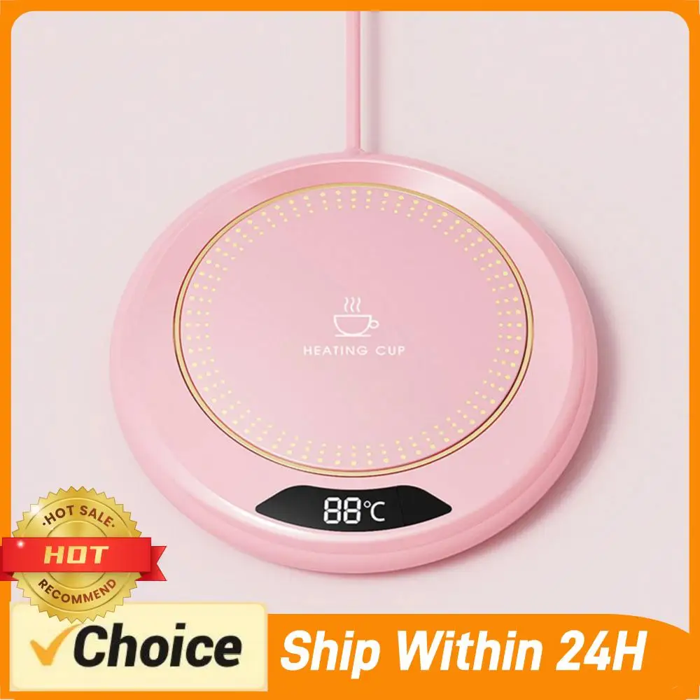 USB Coffee Mug Warmer with 3 Temperature Settings Electric Beverage Warmer Coffee Cup Warmer for Hot Coffee Tea and Milk