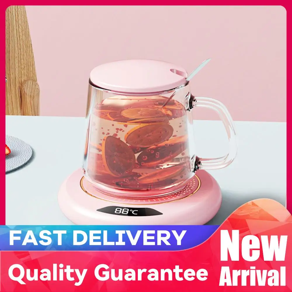 USB Coffee Mug Warmer with 3 Temperature Settings Electric Beverage Warmer Coffee Warmer Plate for Hot Coffee Tea and Milk