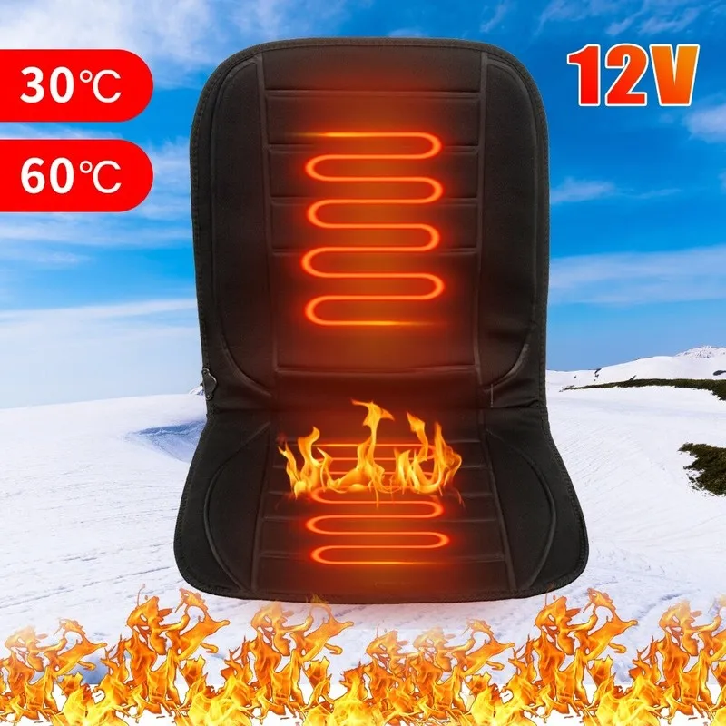 Universal Car Heated Seat Cushion Intelligent Fast Heating 12V Winter Warm Seat Car Seat Heating Pad Car Heated Seat Cover