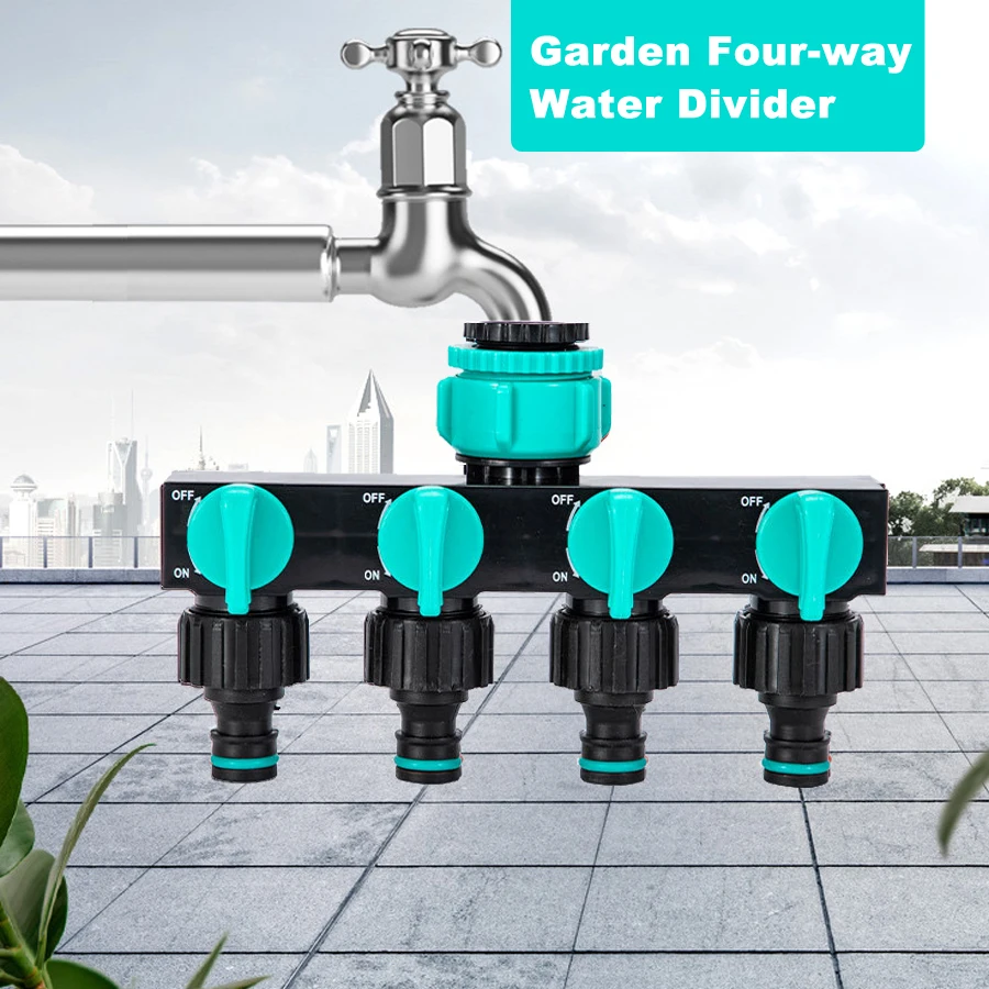 Watering Hose Connection Water Line Splitter Garden Gadgets Irrigation System Connector Agriculture Gardening Parts Supplies