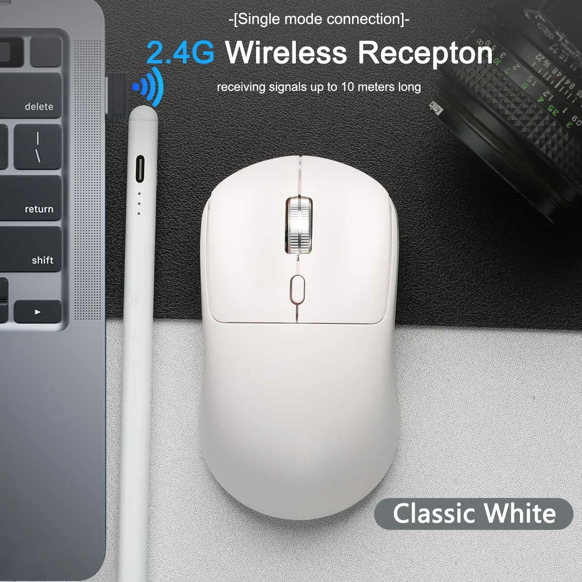 Wireless Gamer Mouse 2.4G USB Wireless Mouse Adjustable DPI Optical Mice for Windows PC Macbook Laptop Desktop Computer Office