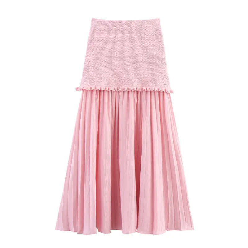 Women's Knitted ort Sve round Ne Layered Decorative Jaet And Skirt Faion Set 2025 Summer New Arrival Commute ...