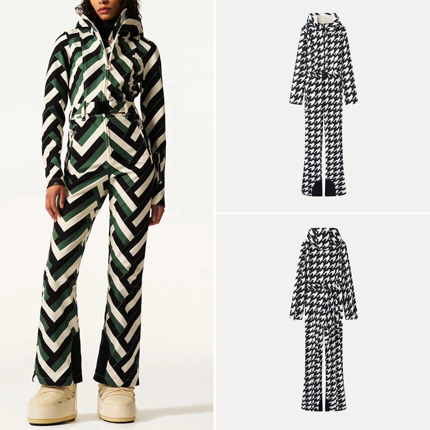 Women's Technical Jumpsuit Fashionable Versatile Daily Wear Ski Series High Waist Long Pants Original Design Spring 2026