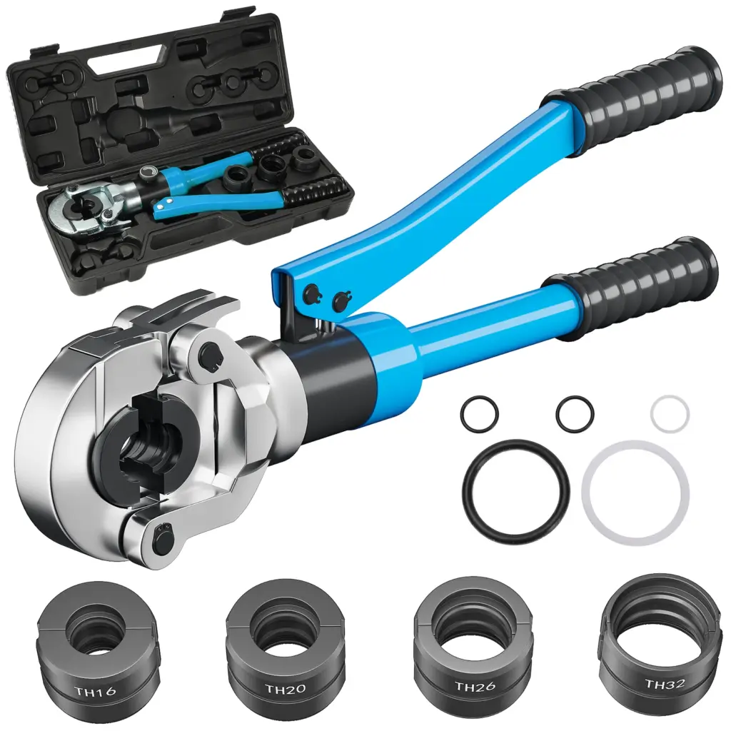 TH 16-32mm² Hydraulic Pex Pipe Crimping Tools for Aluminum-plastic Pipes PEX pipe, PB pipe with TH16 20 26 32mm² molds