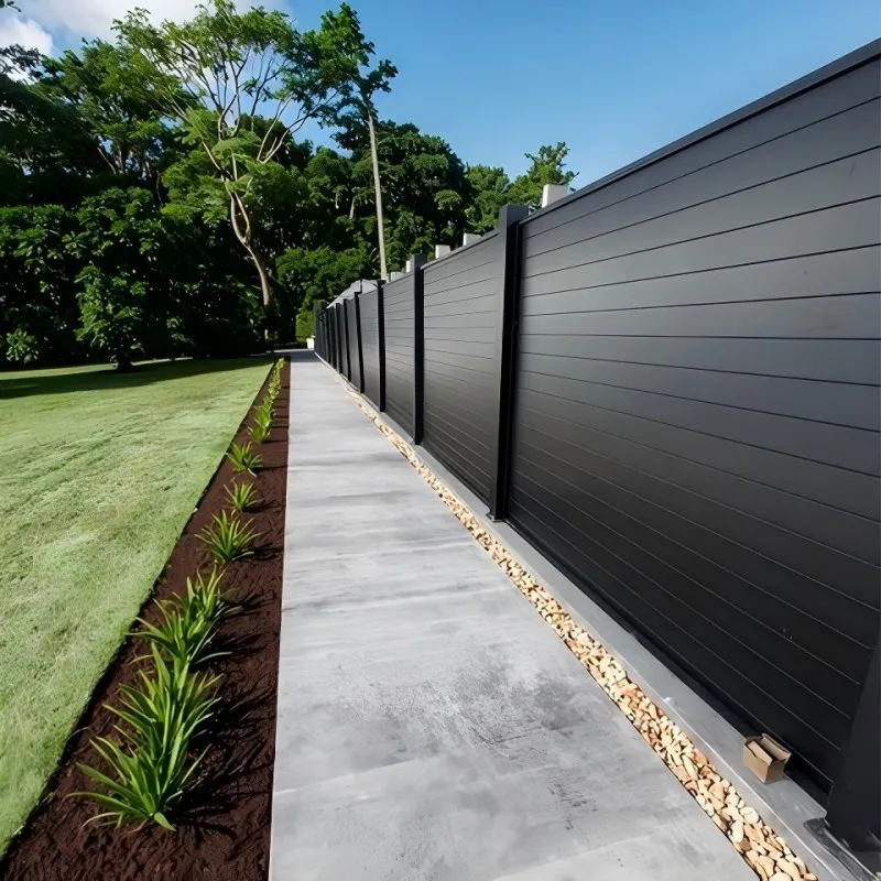 Rustproof Aluminum Fence Panel - Powder Coated Garden Yard Security Barrier | Easy Installation