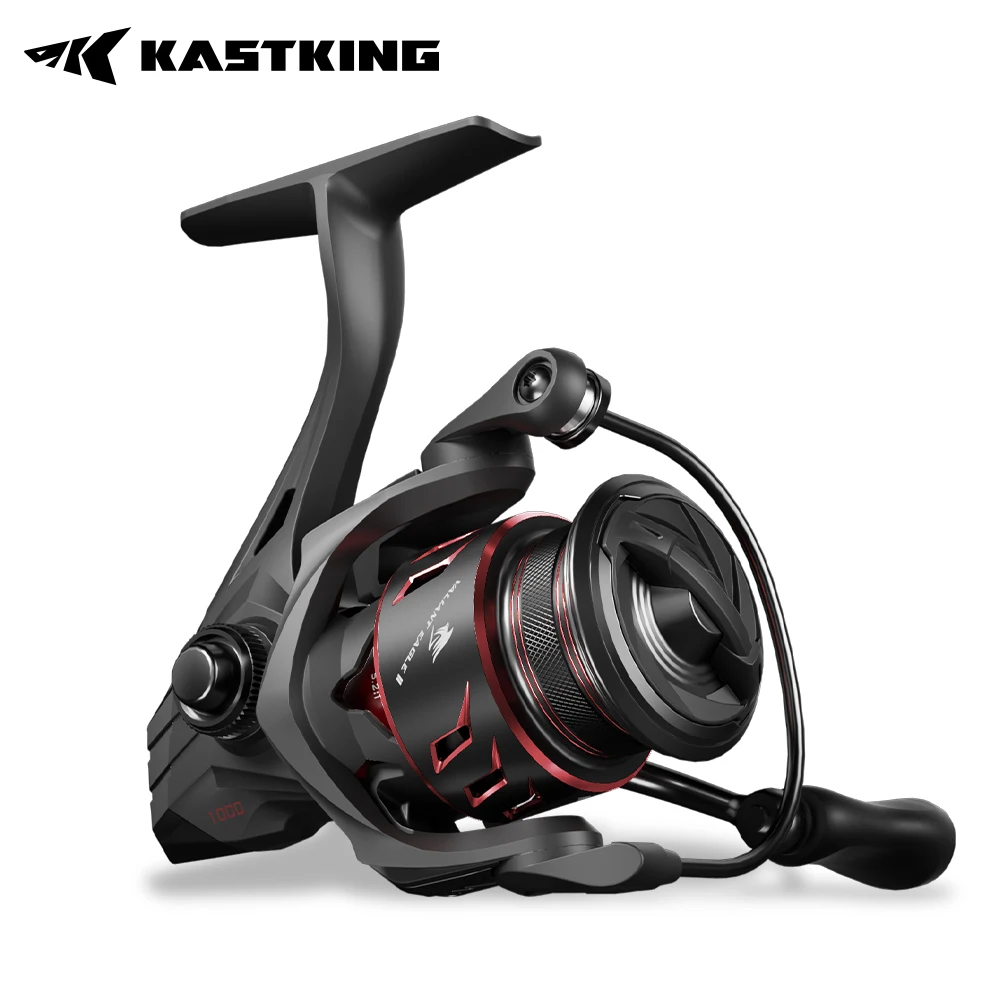 KastKing Black Valiant Eagle II Spin Finesse System Spinning Reel 4.5KG Max Drag 7BB+1RB 5.2:1 Gear Ratio143g Fishing Reel
