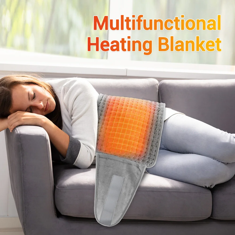 30x125cm Multifunctional Timed Electric Heating Massage Pad Waist Therapeutic Heating Pad Winter Blanket
