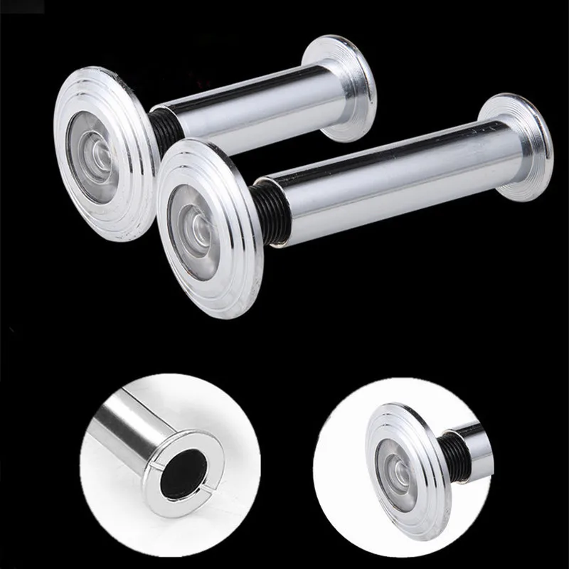 1 pcs Door Viewer 180 Degree Wide Angle Peephole privacy Security protection Door Adjustable plastic Lens For Furniture Hardware