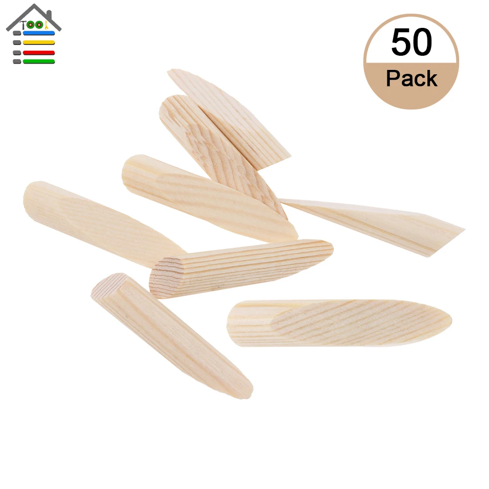 50/100Pcs Solid Wood Pocket Hole Plugs 9.5mm Pine Plug for Pocket Hole Drill Jig Woodworking Furniture Jointing Accessories