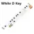 White D Key