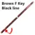 Brown F key Black