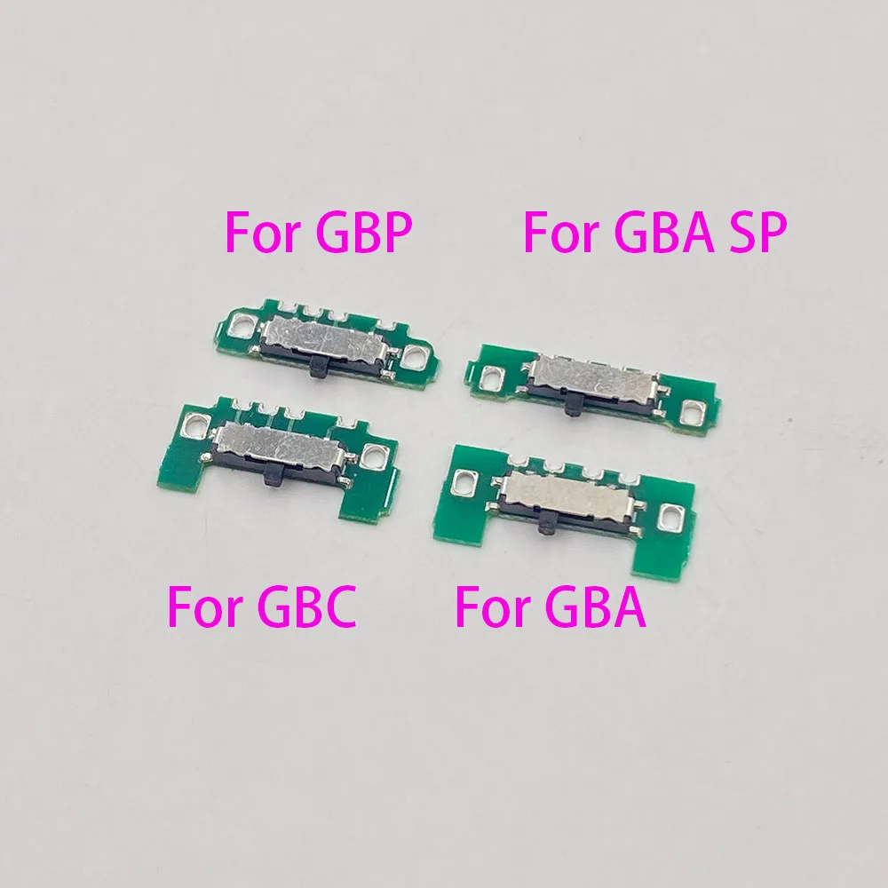 1-5PC For GBA / GBC / GBP / GBASP Power ON OFF Power Switch Button for GBA Game Boy Advance & Color & Pocket & SP Games Console