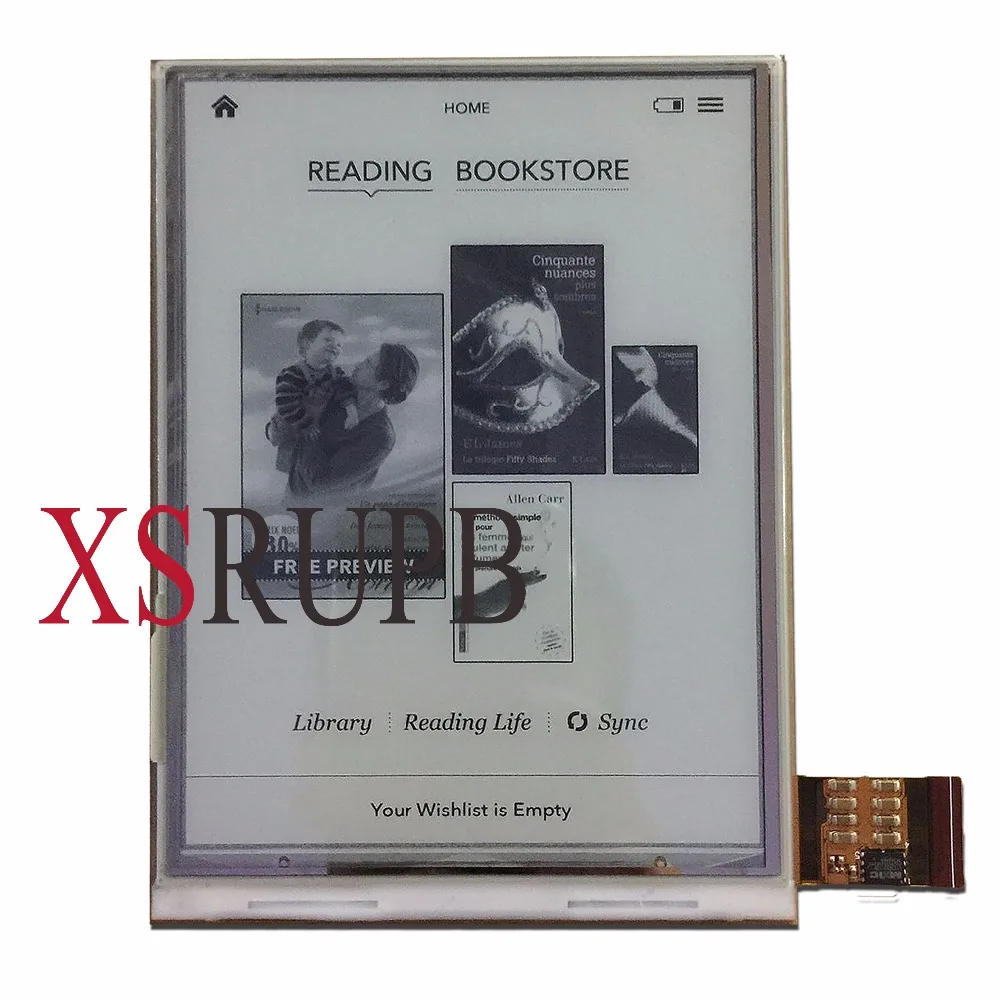 6" ED060XC3 lcd For Digma r658 ONYX BOOX C67SM Bering 2 E-book Ebook Reader LCD Display Replacement
