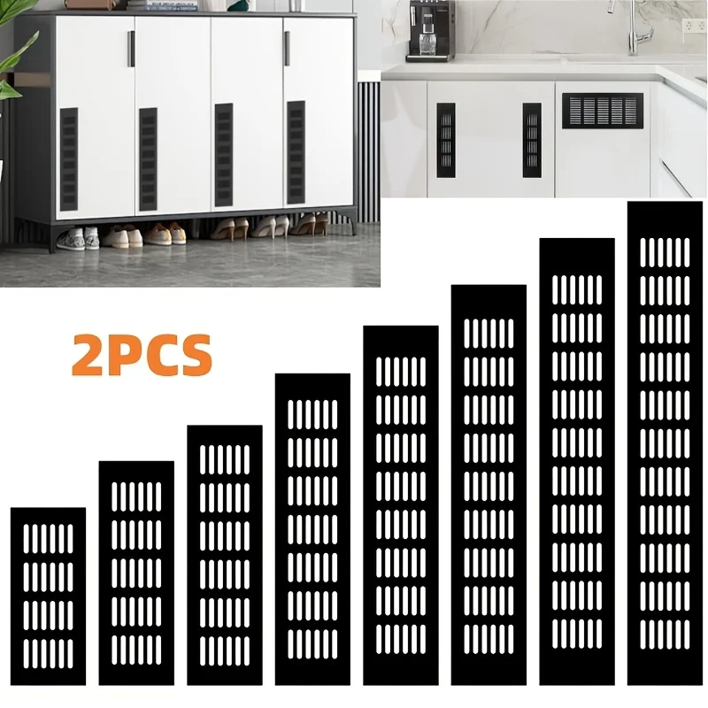 Aluminum Alloy Cabinet Air Vent Ventilator Grille Decor Cover Closet Shoe Wardrobe Mesh Hole Cover Ornaments Hardware Accessorie