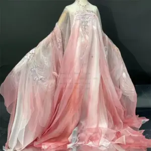 Fairy Chinese Style Dress Suit Hanfu Costume Princess Luxury Dress Suit Tang Dynasty Court Strapless Cardigan Hanfu Dress