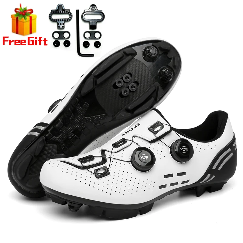 2025 cycling shoes mtb bike sneakers cleat Non-slip Men's Mountain biking shoes Bicycle shoes spd road footwear speed carbon