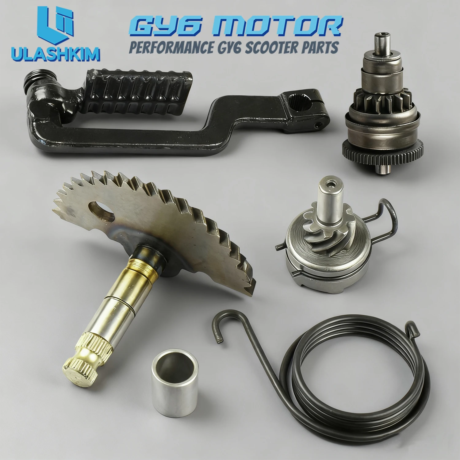 Scooter For GY6 50cc 80cc 139QMB 139QMA Scooter Moped starter shaft kit engine starter claw kit installation 350g
