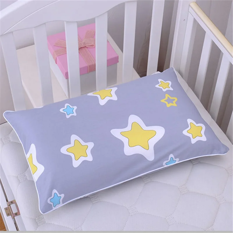 Cartoon Star Print Pattern Child Pillowcase Boys Girls Four Season Universal Pillowcase Kindergarten Baby Nap Special Pillowcase