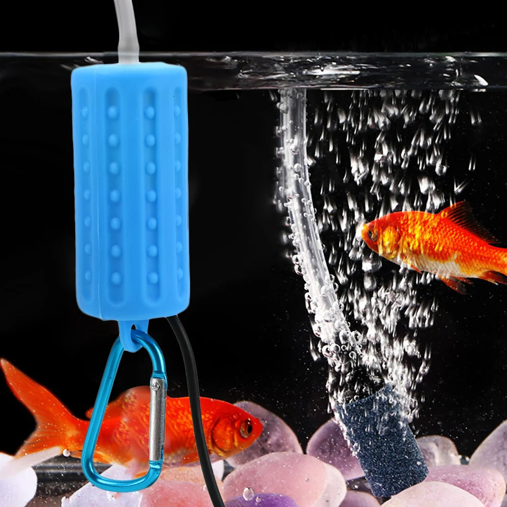 Fish Tank Accessories Mini USB Aquatic Terrarium Filter Mute Energy Saving Supplies Aquarium Fish Tank Oxygen Air Pump Portable