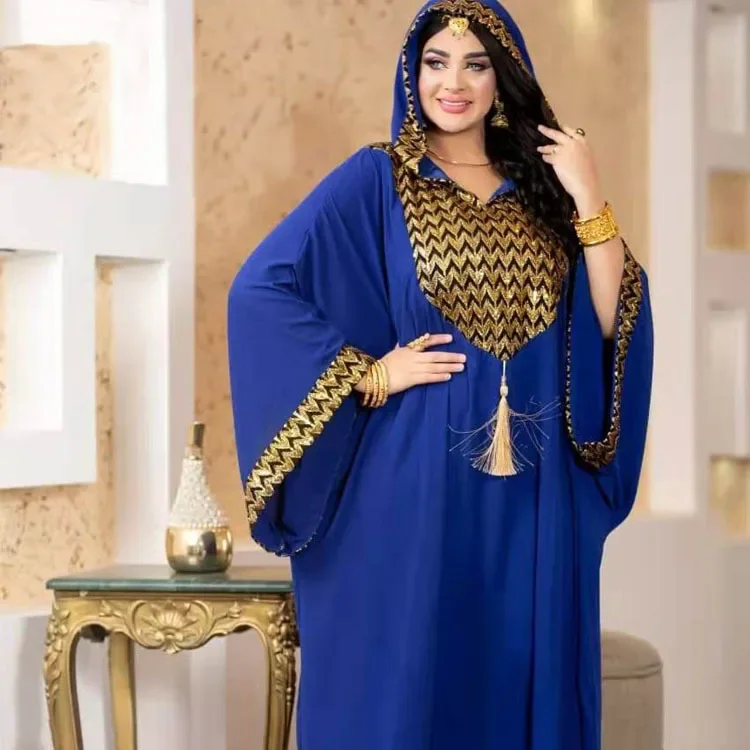 Abaya for Women Muslim Evening Dress Temperament Commuting Dress for Women African Robes Lslamic Clothing Women Muslim Dresses