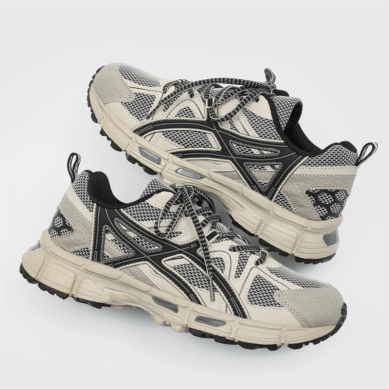 New Men Casual Shoes Outdoor Breathable Running Fashion Walking Leisure Lace-up Jogging Loafers Brand Sneakers Blade Comfortable