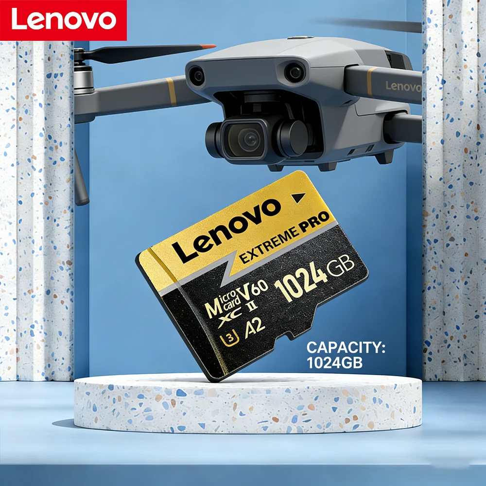 Lenovo 1024GB Original Memory Card 256GB 128GB 64GB TF micro sd card Class 10 UHS-1 flash card Memory Microsd for Samrtphone PC