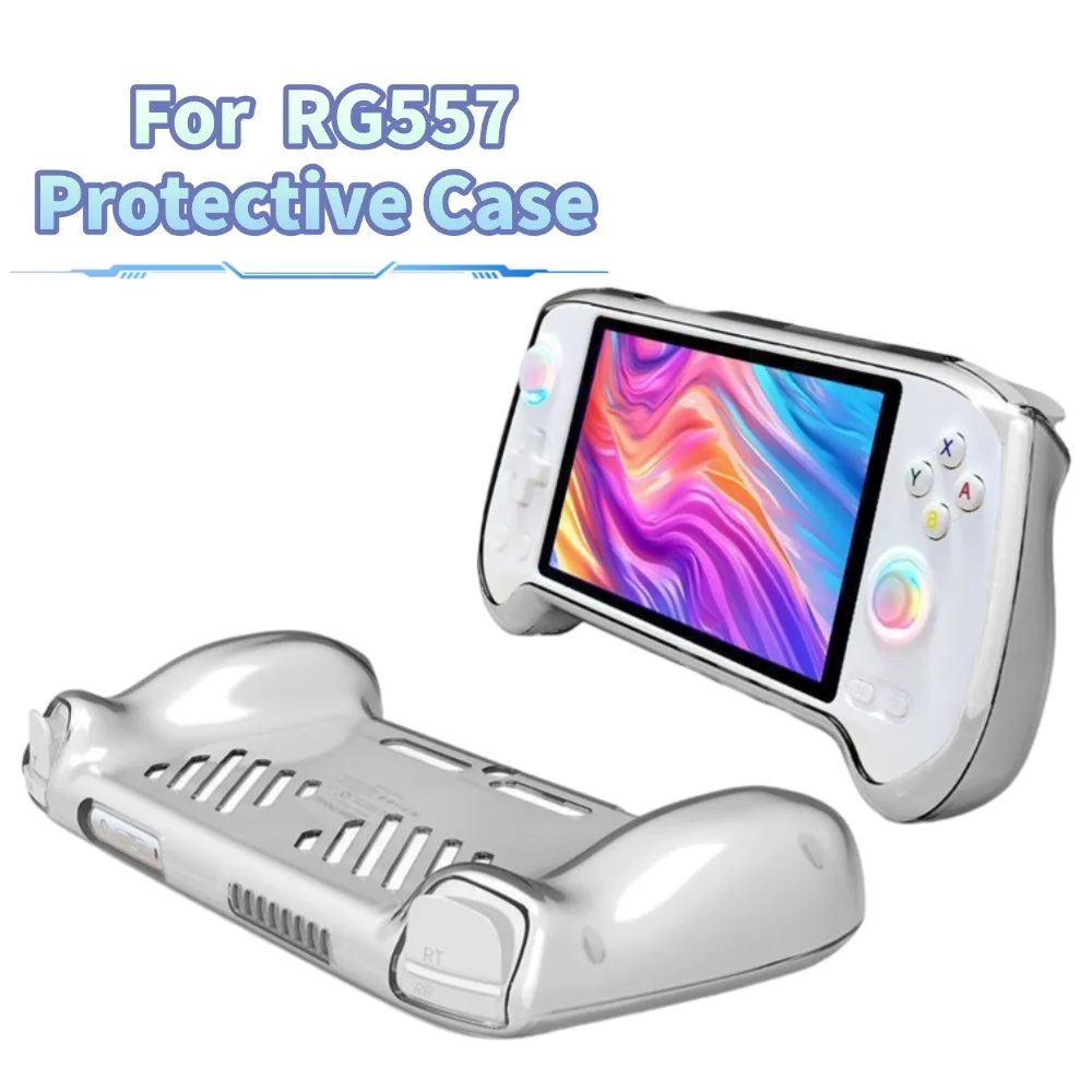 Transparent Protective Case For Ambernick RG557 Game Case Heat Dissipation Shockproof Anti-Scratch Anti-fall Game Accessories