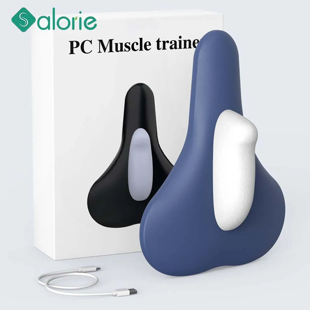 Rechargeable Pelvic Floor Exerciser Vibration Massage Pelvic Floor Muscle Repair Prostate Pelvic Ergonomic Trainer for Men Women