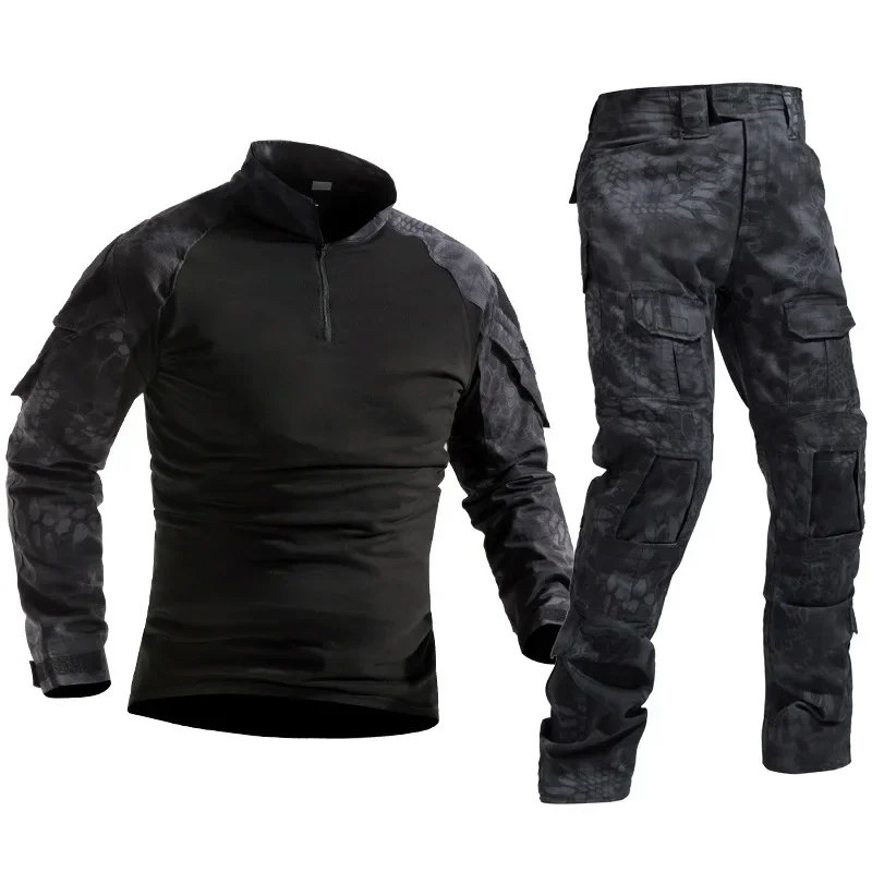 Tactical Suits Outdoor Uniform Men Clothing MCBK Training Suit Hunting Shirts Cargo Pants Paintball Mens Sets Wear Resistant