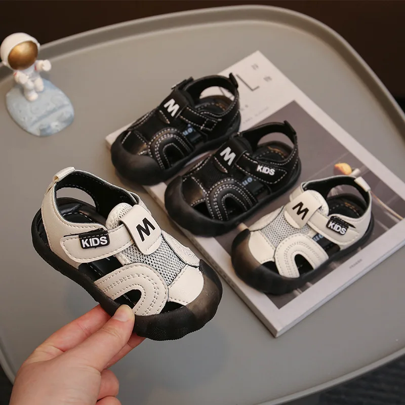 Boy Sandals 2026 summer New Baby Walking Shoes Soft Sole Girls' Sandals Mesh Shoes Children's Sandals Versatile Children's Shoes