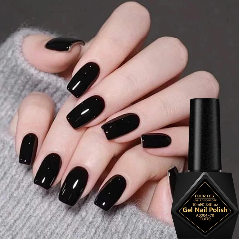 10ml Red Black White Gel Nail Polish TPO HEMA FREE Nail Salon Supplies UV LED Soak Off Long-Lasting Vernis DIY Manicure Nails