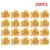 golden 20pcs