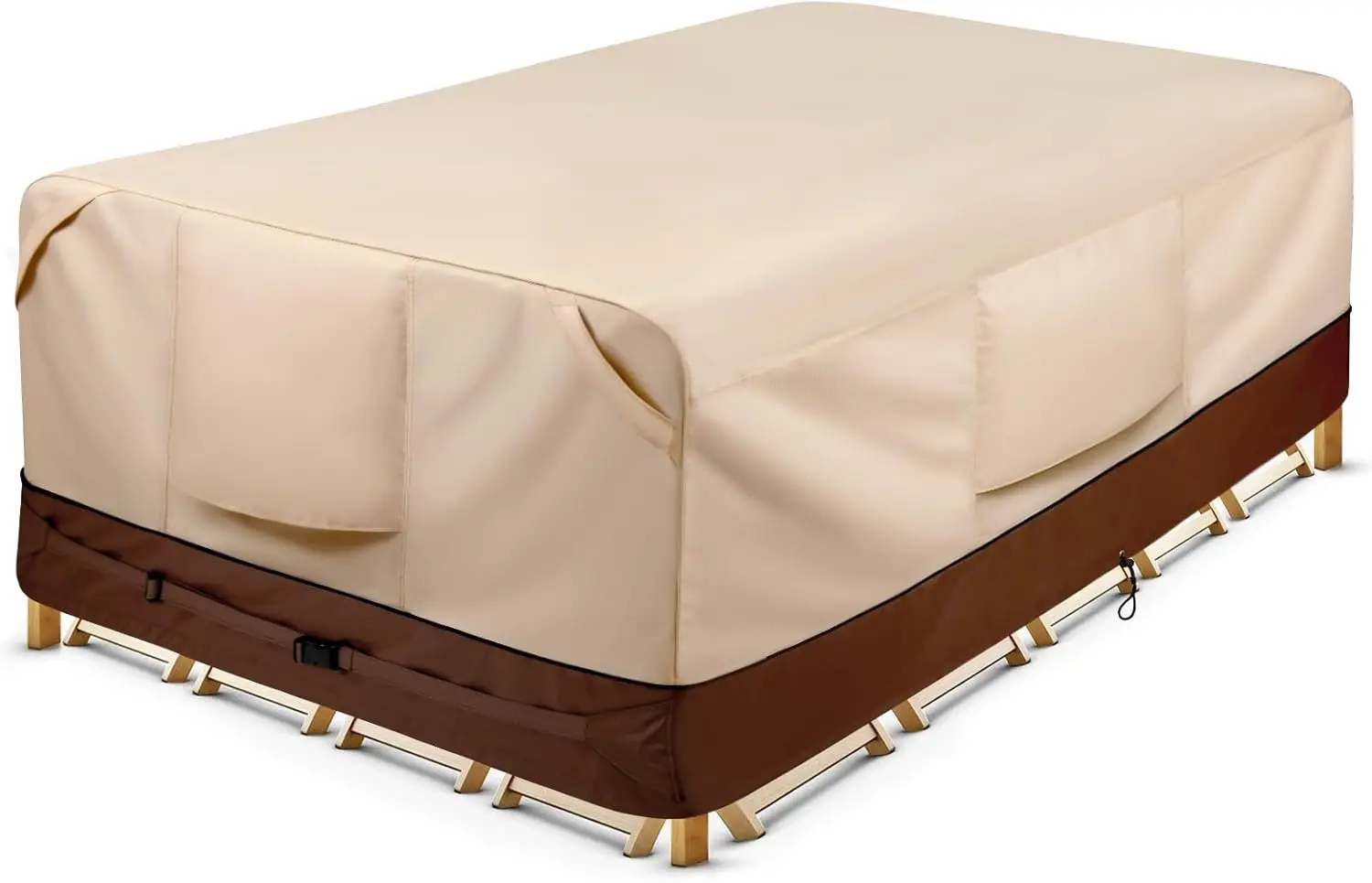 Waterproof Patio Furniture Covers, Durable Outdoor Table and Chair Protectors for Large Sets up to 108x82x28 Inches