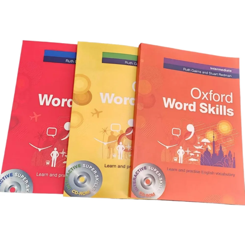 2026 Teaching Books 3 Books 1 Set Oxford Vocabulary Skills Book List Basic/Intermediate/Advanced Full Color Edition