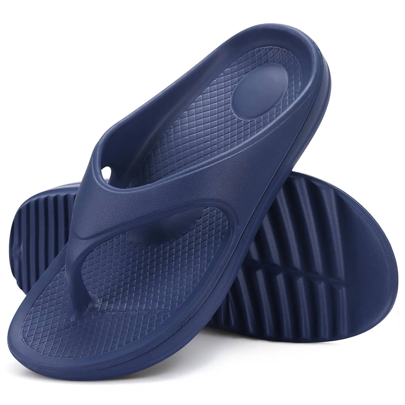 Pallene 2024 Summer Flip Flops For Men Women Beach Slippers Orthopedic Sandals Arch Support Recovery Pillow Soft House Slides