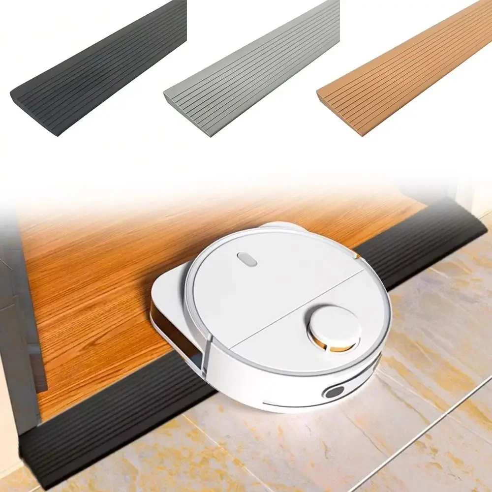 1PC 0.9M Multi Purpose Ramp Mat Door Threshold Ramp Self Adhesive Durable Non Slip Suitable for Robotic Vacuums Home Accessories